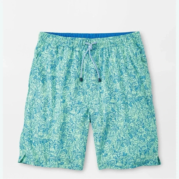 Peter Millar Other - Peter Millar Long Island Ice Tea Swim Trunk Size Small